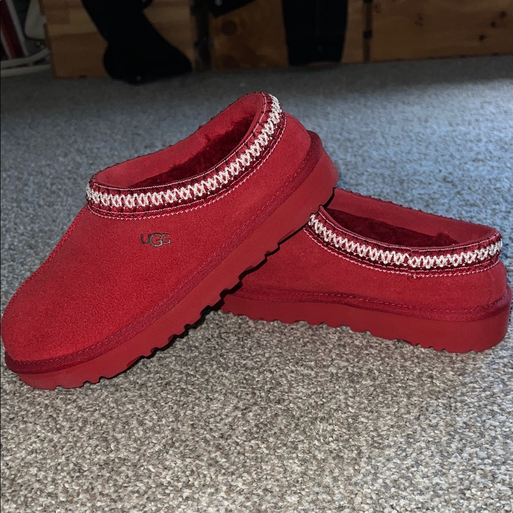 UGG Women's Red Tasman Slippers